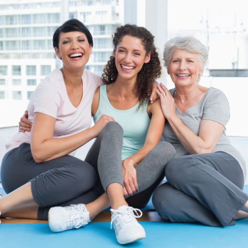 3 happy women after using StrataMGT mobile banner
